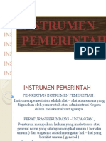 Instrumen Pemerintah