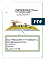 SR - Kg. Evs Assessment