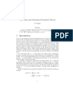 Equations and Statistical Potential Theory: Z. Cantor