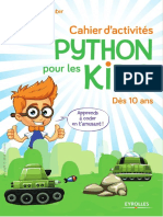 Cahier D'activités Python Pour Les Kids Eyrolles
