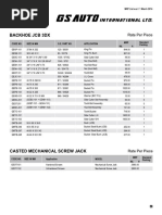 GS Auto International Price List 24-7-19