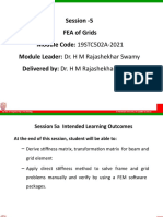 Session - 5 FEA of Grids: Module Code: 19STC502A-2021