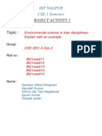 Project Activity 1: Iiit Nagpur CSE-1 Semester