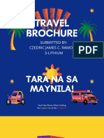 Travel Brochure: Submitted By: Czedric James C. Ramos 3-Lithium