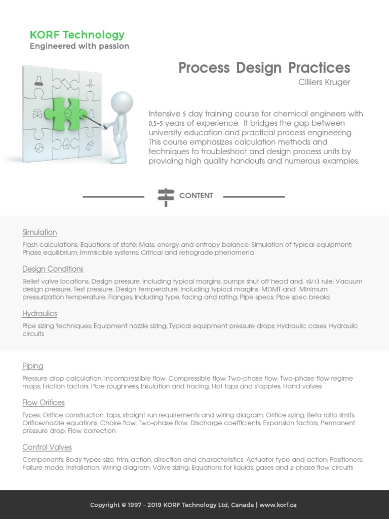 Process Design Training for Engineers | PDF | Fluid Dynamics | Energy ...