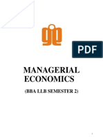 Managerial Economics 203 A