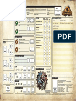 Aideen Gilmore: Iron Kingdoms Roleplaying Game Character Sheet
