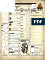 Iron Kingdoms Roleplaying Game Character Sheet: Total XP Earned