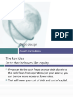 Debt Design: Aswath Damodaran