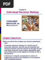 Individual Decision Making: Consumer Behavior, 8E