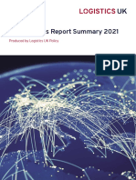 The Logistics Report Summary 2021: Produced by Logistics UK Policy