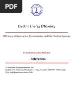 Efficiency of Generation, Transmission and Distribution Systems