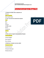 Cs101 Mid-Term Solved Quiz