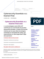 Cybersecurity Essentials v1.1 Examen Final - CCNA en Español