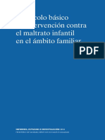 Protocolo Básico de Intervención Contra El Maltrato Infantil en El Ámbito Familiar
