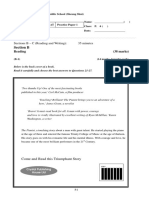 Section B: Sections B - C (Reading and Writing) : 35 Minutes