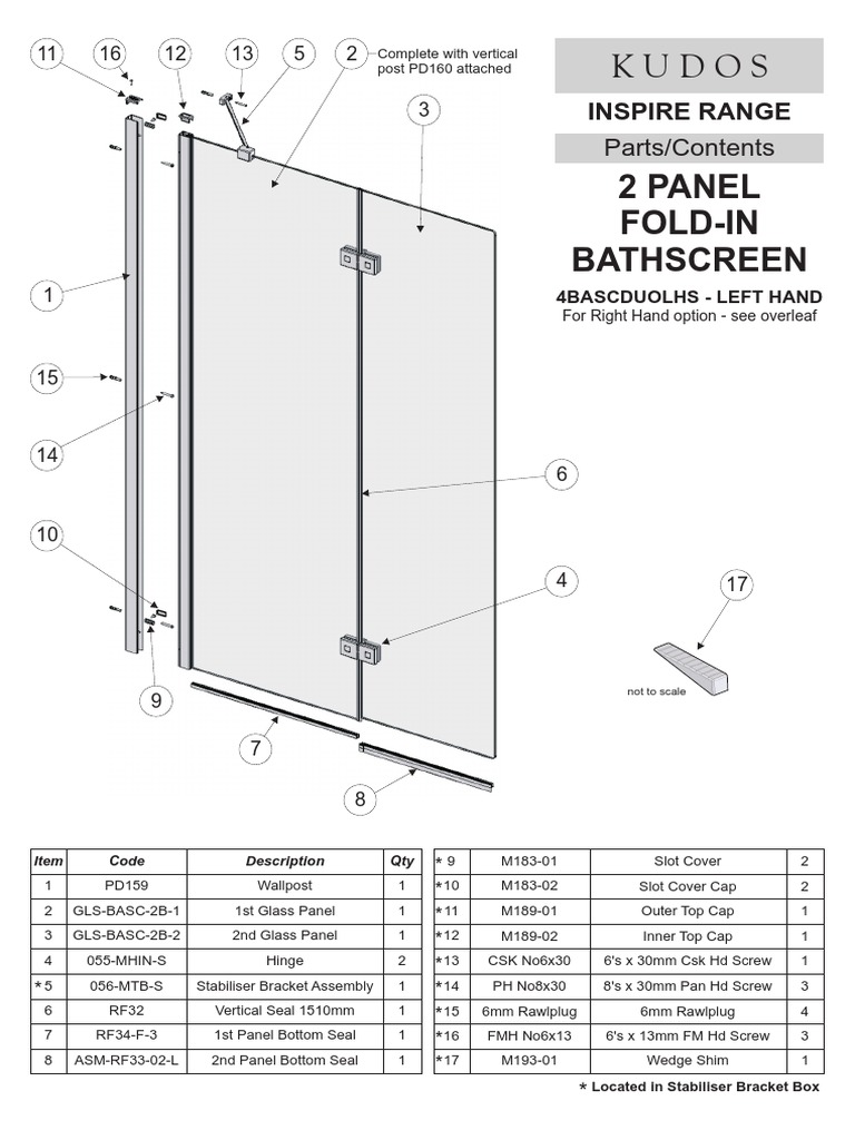 2 Panel Fold in Parts Sheets | PDF | Manufactured Goods
