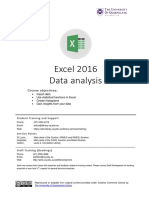 ExcelData Analysis Manual