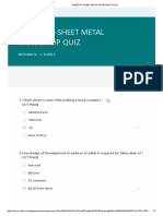 19mee181-Sheet Metal Workshop Quiz