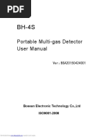 Portable Multi-Gas Detector User Manual: Ver BSA20150424001