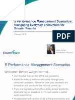 5 Performance Management Scenarios:: Navigating Everyday Encounters For Greater Results