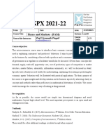 PGPX 2021-22: Firms and Markets (FAM)