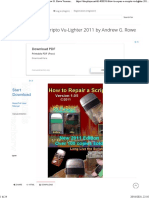 How To Repair A Scripto Vu-Lighter 2011 by Andrew G. Rowe Version PDF