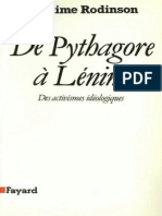De Pythagore À Lénine - Des Activismes Idéologiques