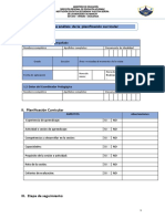 Ficha de Análisis de La Planificacion Curricular