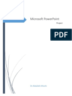 Microsoft PowerPoint Project