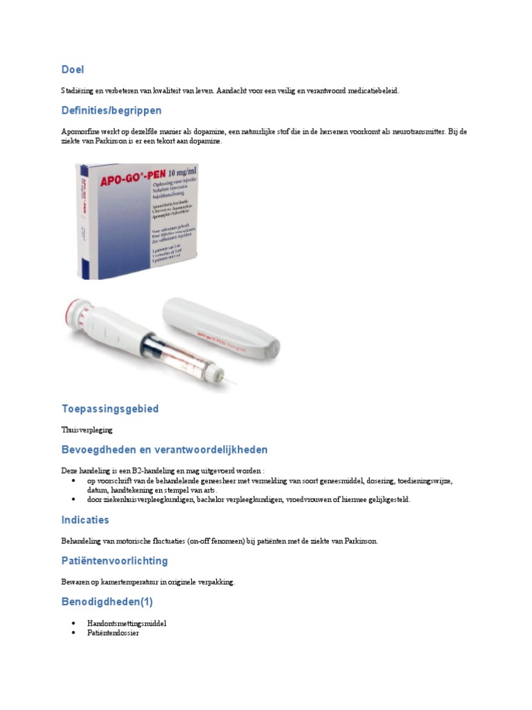Ratgeber Apomorphin-Pen – Apomorphin Pen Unter Der Haut – GOQQKX