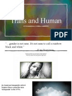 Trans and Human