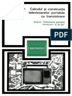 D. P. Brilliantov - Calculul Si Constructia Televizoarelor Portabile Cu Tranzistoare-Editura Tehnica (1973)