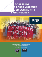 Addressing Gender-Based Violence Through Community Empowerment