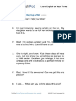 Intermediate - Buying A Car: Visit The - C 2008 Praxis Language LTD