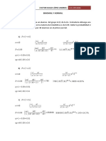 EJEMPLOS DE BINOMIAL Y NORMAL