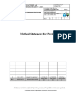 Method Statement For Paving: Star Rafineri, A.S. Aegean Refinery Project (Arp)