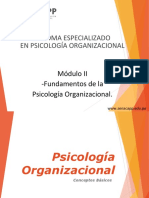 Psicología Organizacional Clase 1