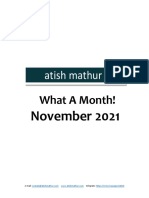 What A Month! November 2021: Key Highlights