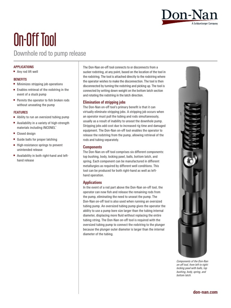 DN On-Off Tool | Download Free PDF | Pipe (Fluid Conveyance) | Pump