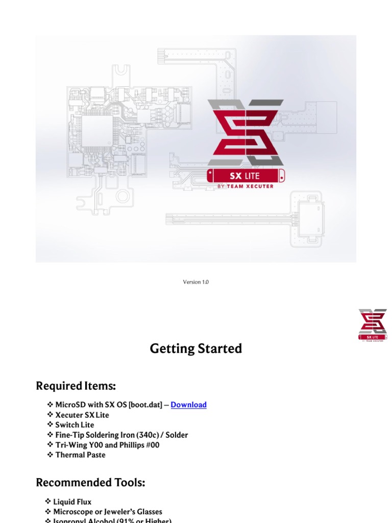 SX Lite Installation Guide | PDF