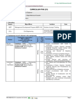 Curriculum Vitae (CV) : Project Implementation of Jalalpur Irrigation Project