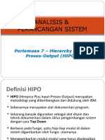 APS 7 - HIPO (Hierarchy Input-Proses-Output)