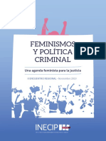 Feminismos y Politica Criminal 2019 Dic 2021