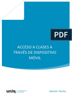 Acceso a Clases a Través de Dispositivo Móvil