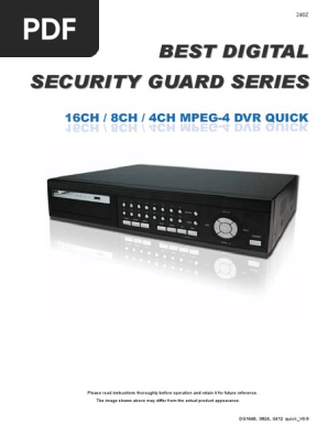 その他 DIGIguard 4CH MPEG4 DVR Amazon.com : 4 Channel DVR for Security Camera with 1TB Hard Drive