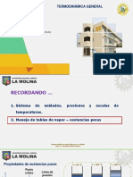 Termodinámica General y Propiedades de Sustancias Puras