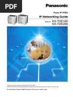 IP Networking Guide: KX-TDE100 KX-TDE200