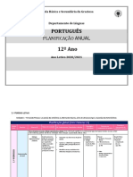 Planificação Português 12.ºano