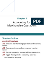 Chapter 5 - Accounting For Merchandise Operations